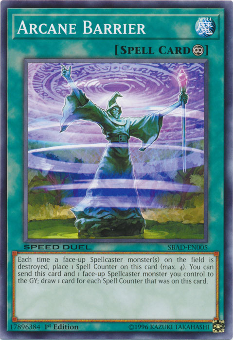 Arcane Barrier, Speed Duel: Attack from the Deep · SBAD-EN005
