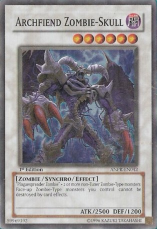 Archfiend Zombie-Skull, Ancient Prophecy Sneak Peek Participation Card · ANPR-EN042