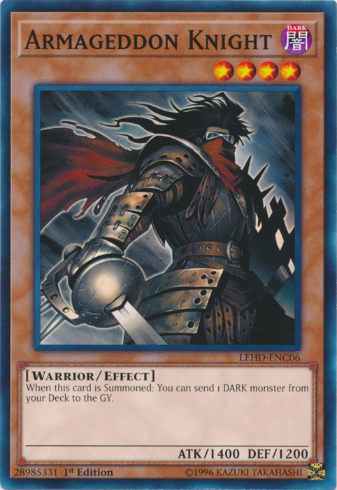 Armageddon Knight, Legendary Hero Decks · LEHD-ENC06