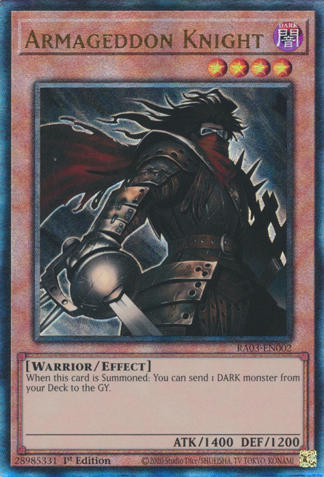 Armageddon Knight, Quarter Century Bonanza · RA03-EN002