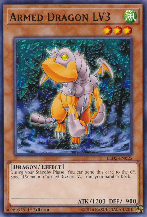 Armed Dragon LV3, Legendary Duelists: Ancient Millennium · LED2-EN025