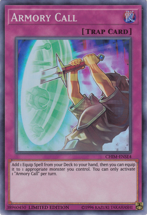 Armory Call, Chaos Impact Sneak Peek Participation Card · CHIM-ENSE4