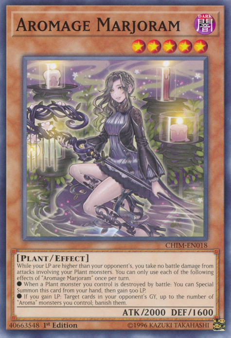 Aromage Marjoram, Chaos Impact Sneak Peek Participation Card · CHIM-EN018