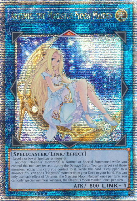 Artemis, the Magistus Moon Maiden, 25th Anniversary Rarity Collection · RA01-EN049