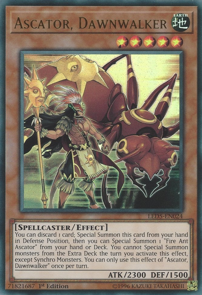 Ascator, Dawnwalker, Legendary Duelists: Immortal Destiny · LED5-EN024