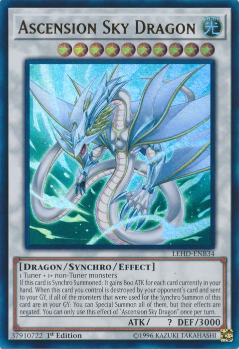 Ascension Sky Dragon, Legendary Hero Decks · LEHD-ENB34
