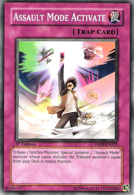 Assault Mode Activate, Duelist Pack: Yusei 2 · DP09-EN022