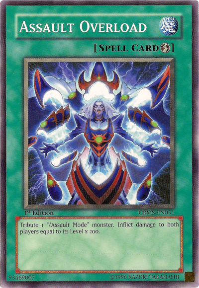 Assault Overload, Crimson Crisis Sneak Peek Participation Card · CRMS-EN051