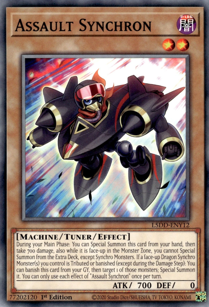 Assault Synchron, Legendary 5D's Decks · L5DD-ENY12