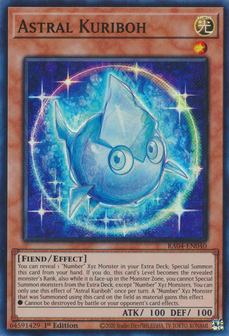 Astral Kuriboh, Quarter Century Stampede · RA04-EN040