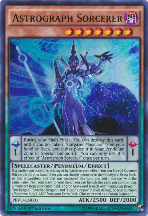 Astrograph Sorcerer, Pendulum Evolution · PEVO-EN001