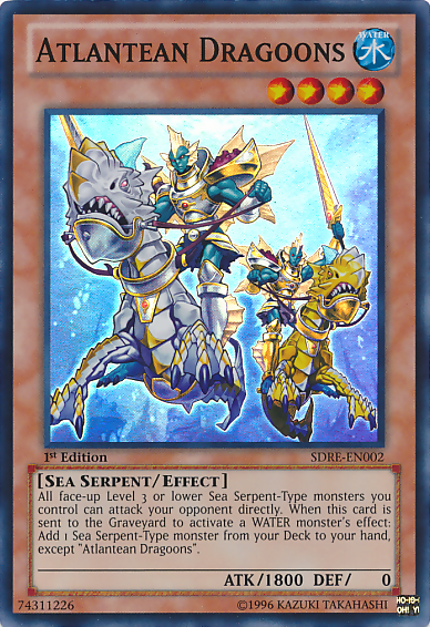 Atlantean Dragoons, Realm of the Sea Emperor Structure Deck · SDRE-EN002