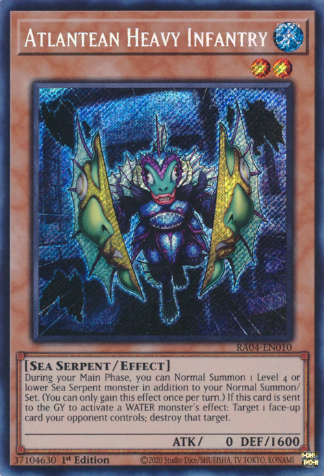 Atlantean Heavy Infantry, Quarter Century Stampede · RA04-EN010