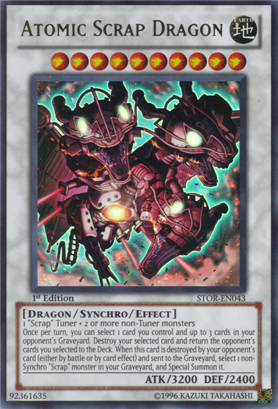 Atomic Scrap Dragon, Storm of Ragnarok Sneak Peek Participation Card · STOR-EN043