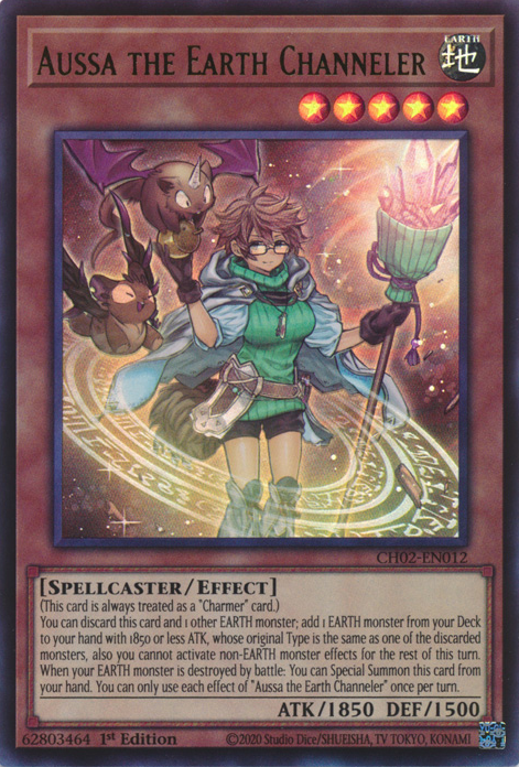 Aussa the Earth Channeler, THE CHRONICLES DECK: Spirit Charmers (All-Foil Edition) · CH02-EN012