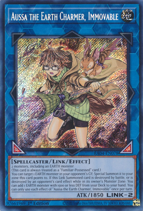 Aussa the Earth Charmer, Immovable, Quarter Century Stampede · RA04-EN078