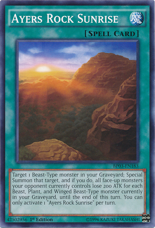Ayers Rock Sunrise, Battle Pack 3: Monster League · BP03-EN183