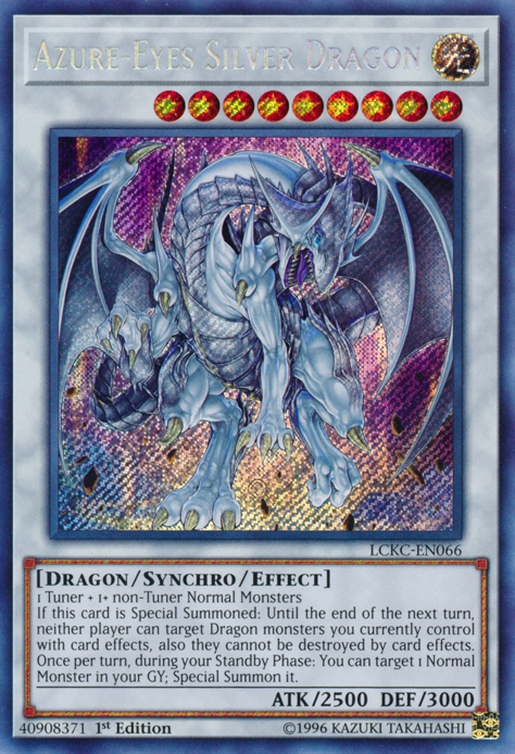Azure-Eyes Silver Dragon, Legendary Collection Kaiba Mega Pack · LCKC-EN066