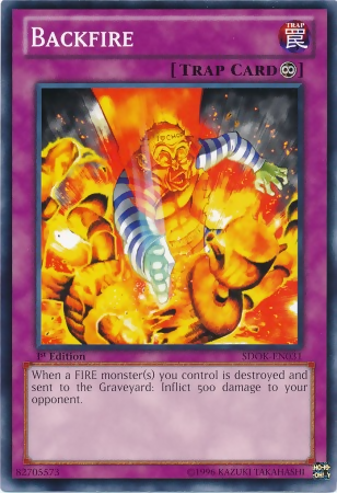 Backfire, Onslaught of the Fire Kings Structure Deck · SDOK-EN031