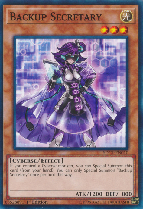 Backup Secretary, Structure Deck: Cyberse Link · SDCL-EN010