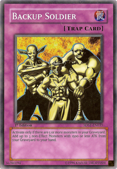 Backup Soldier, Starter Deck: Yu-Gi-Oh! 5D's · 5DS1-EN035