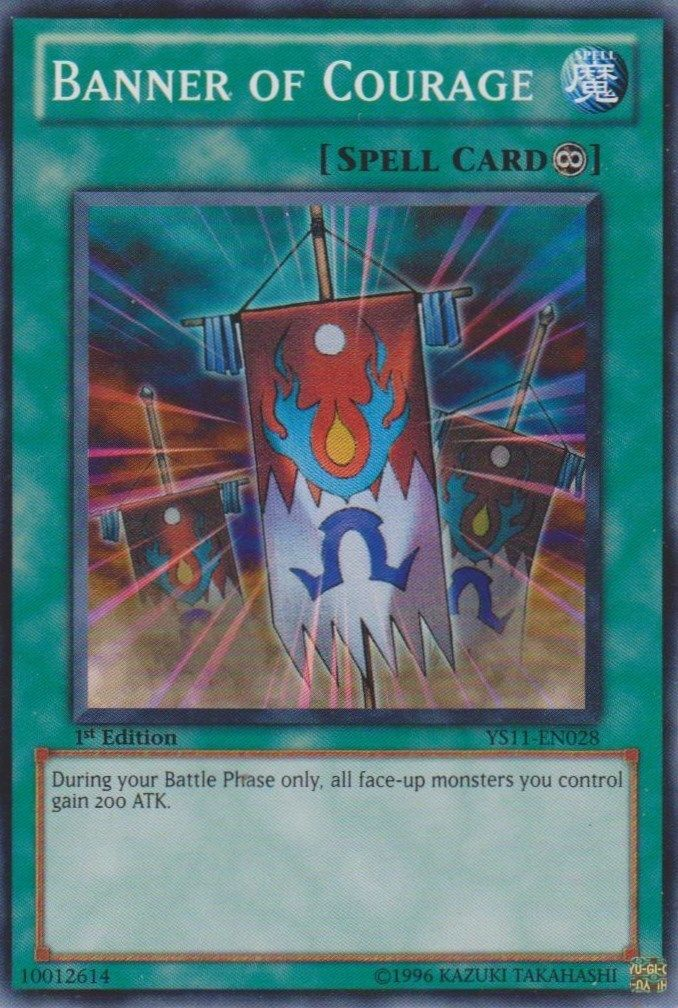 Banner of Courage, Starter Deck: Dawn of the Xyz · YS11-EN028