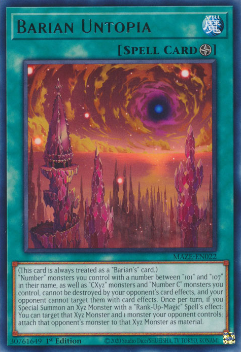 Barian Untopia, Maze of Memories · MAZE-EN022