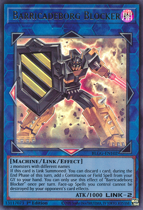 Barricadeborg Blocker, Battles of Legend: Glorious Gallery · BLGG-EN102