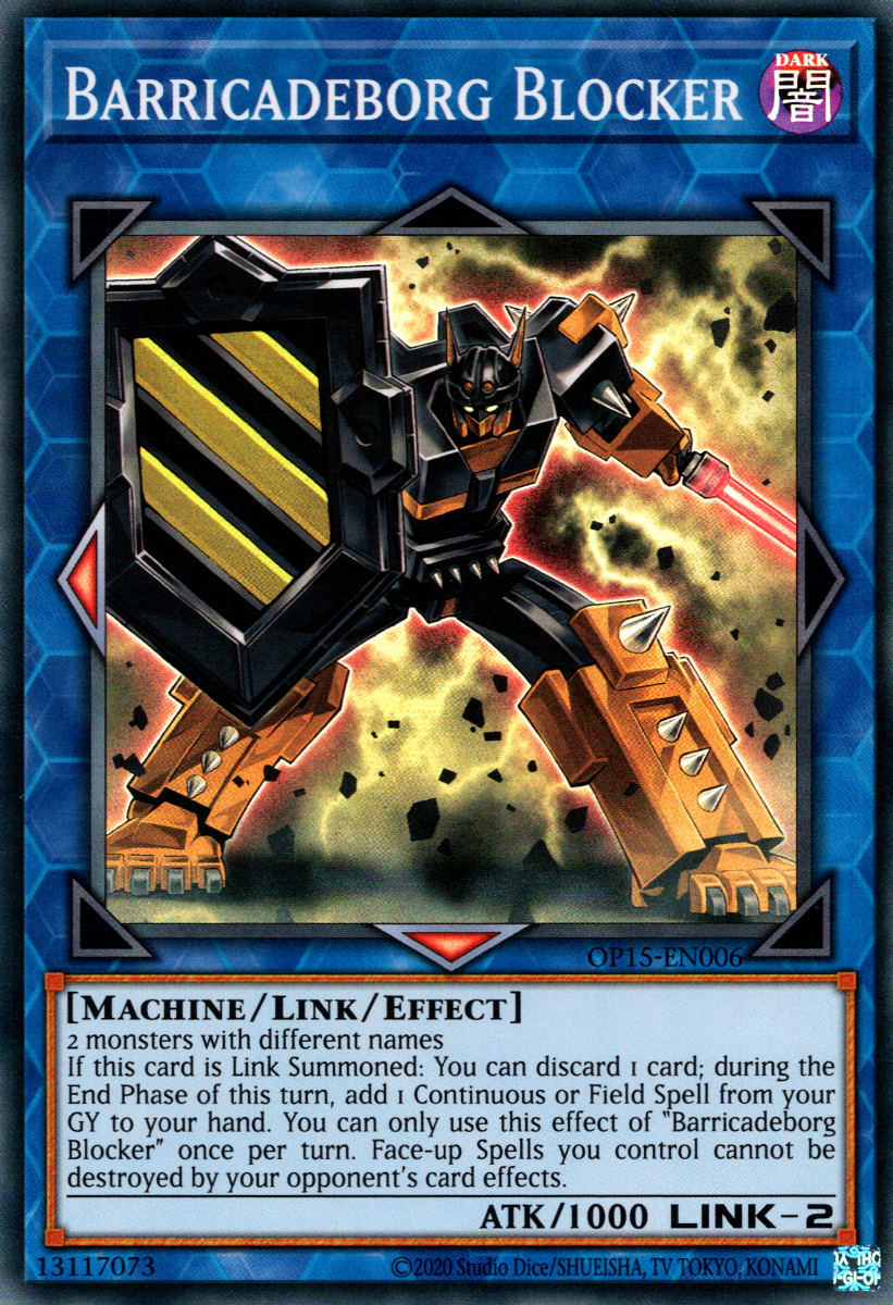 Barricadeborg Blocker, OTS Tournament Pack 15 · OP15-EN006