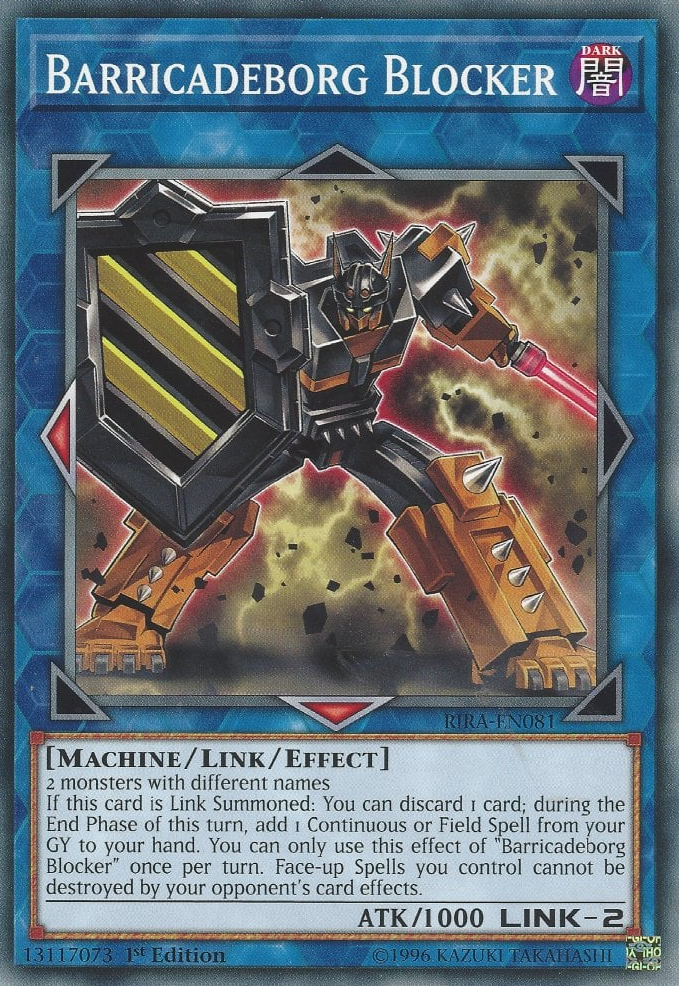 Barricadeborg Blocker, Rising Rampage Sneak Peek Participation Card · RIRA-EN081