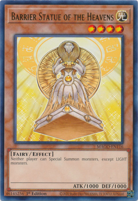 Barrier Statue of the Heavens, Maximum Gold · MAGO-EN116
