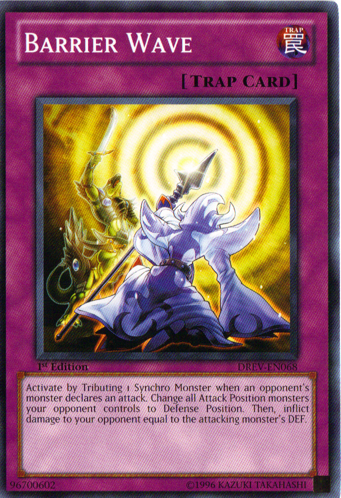 Barrier Wave, Duelist Revolution Sneak Peek Participation Card · DREV-EN068