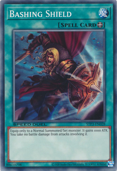 Bashing Shield, Speed Duel Tournament Pack 3 · STP3-EN028
