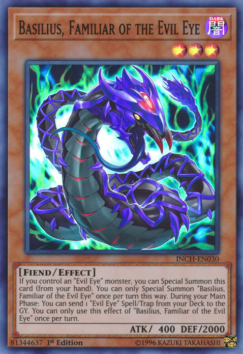 Basilius, Familiar of the Evil Eye, The Infinity Chasers · INCH-EN030
