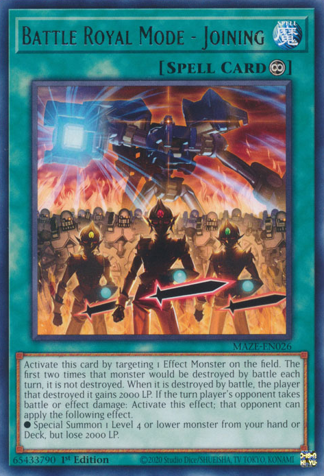 Battle Royal Mode - Joining, Maze of Memories · MAZE-EN026