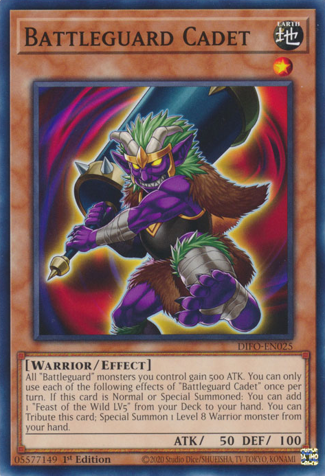 Battleguard Cadet, Dimension Force · DIFO-EN025