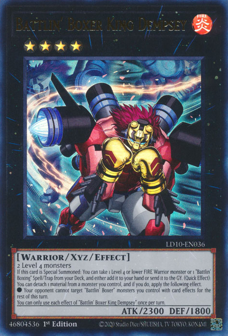 Battlin' Boxer King Dempsey, Legendary Duelists: Soulburning Volcano · LD10-EN036