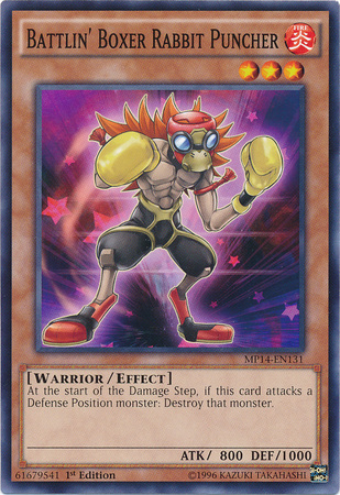 Battlin' Boxer Rabbit Puncher, 2014 Mega-Tin Mega Pack · MP14-EN131