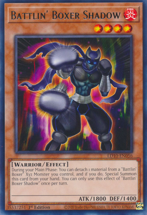 Battlin' Boxer Shadow, Legendary Duelists: Soulburning Volcano · LD10-EN056