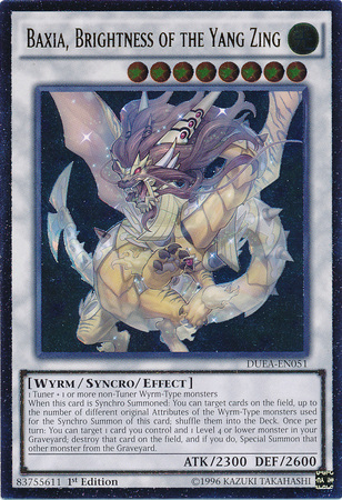 Baxia, Brightness of the Yang Zing, Duelist Alliance Sneak Peek Participation Card · DUEA-EN051