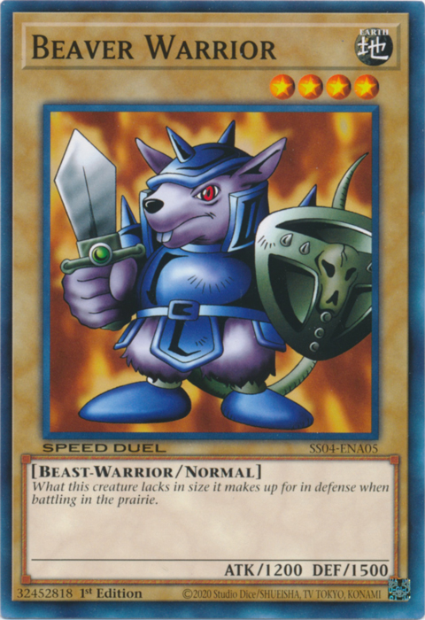 Beaver Warrior, Speed Duel Starter Decks: Match of the Millennium · SS04-ENA05