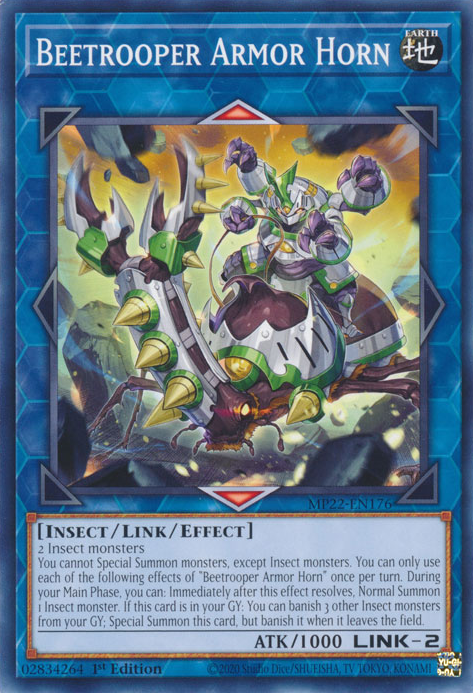 Beetrooper Armor Horn, 2022 Tin of the Pharaoh's Gods · MP22-EN176