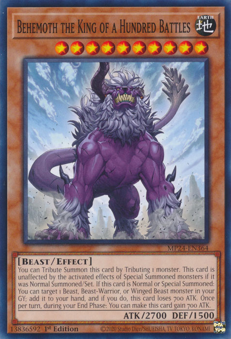 Behemoth the King of a Hundred Battles, 25th Anniversary Tin: Dueling Mirrors · MP24-EN364