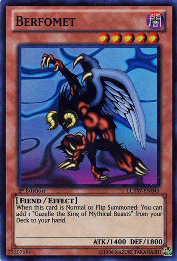 Berfomet, Legendary Collection 3: Yugi's World Mega Pack · LCYW-EN045