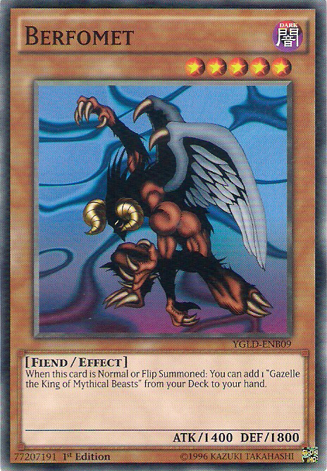 Berfomet, Yugi's Legendary Decks · YGLD-ENB09
