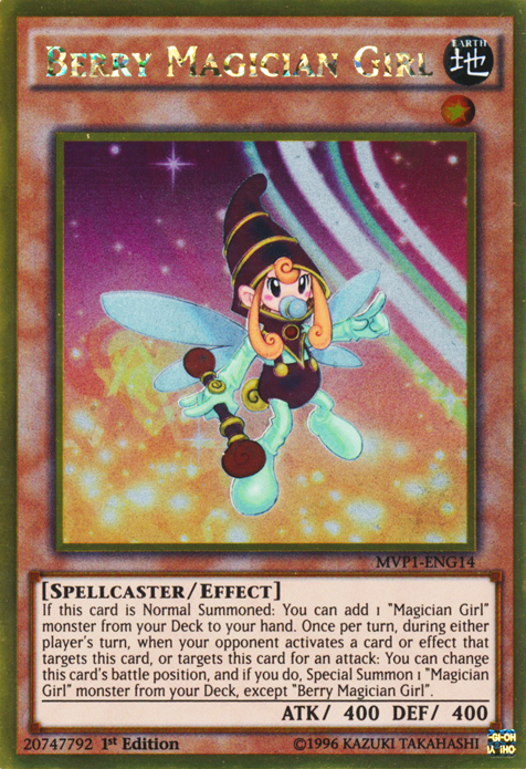 Berry Magician Girl, Yu-Gi-Oh! The Dark Side of Dimensions Movie Pack · MVP1-ENG14