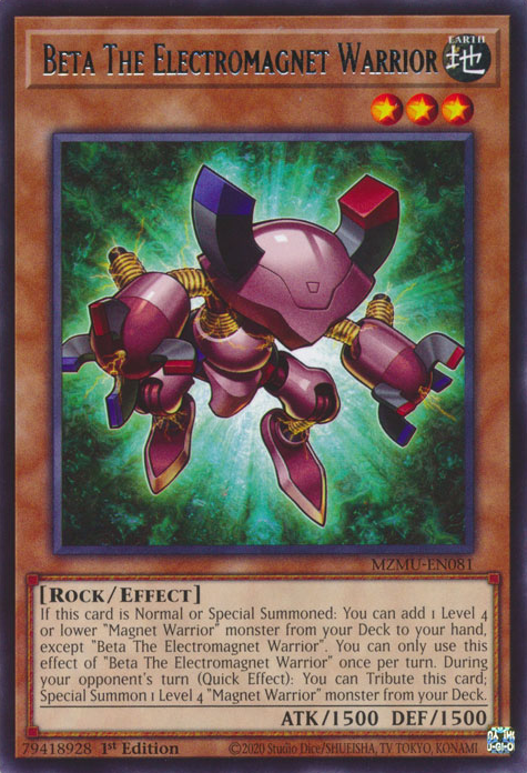 Beta The Electromagnet Warrior, Maze of Muertos · MZMU-EN081