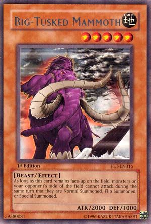 Big-Tusked Mammoth, Flaming Eternity · FET-EN015