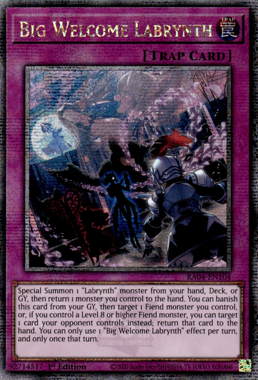 Big Welcome Labrynth, Quarter Century Stampede · RA04-EN104