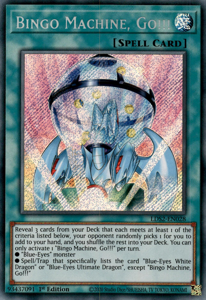Bingo Machine, Go!!!, Legendary Duelists: Season 2 · LDS2-EN028